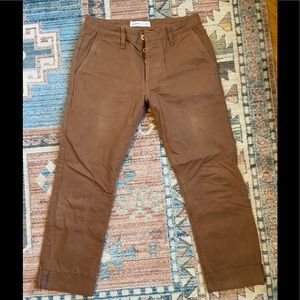 3sixteen Rust Selvedge Chino 32x34
